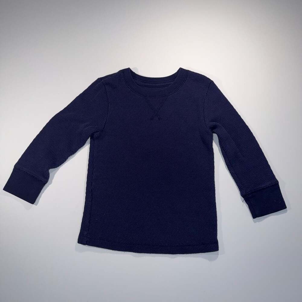 Cat & Jack Toddler Boys Waffle Knit Long Sleeve Thermal Shirt Size 2T
